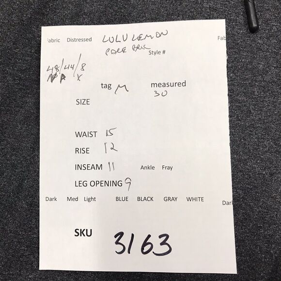 LULULEMON Short Men M Gray Pace Breaker 2 Pocket Draw Nylon Performance Knit - Picture 15 of 15